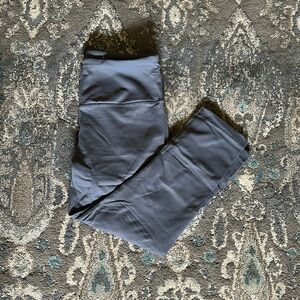 Gray 90° degree athletic leggings